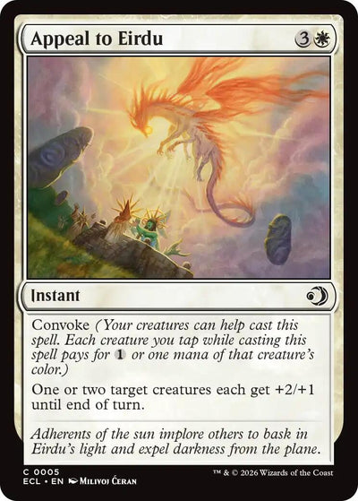 Appeal to Eirdu - Lorwyn Eclipsed (Common) [ECL-5]
