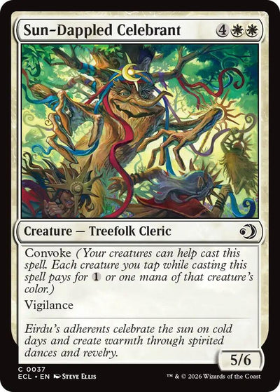 Sun-Dappled Celebrant - Lorwyn Eclipsed (Common) [ECL-37]