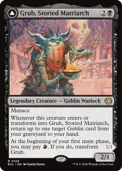 Grub, Storied Matriarch // Grub, Notorious Auntie - Lorwyn Eclipsed (Rare) [ECL-105]