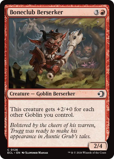 Boneclub Berserker - Lorwyn Eclipsed (Common) [ECL-126]