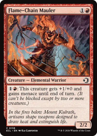 Flame-Chain Mauler - Lorwyn Eclipsed (Common) [ECL-138]