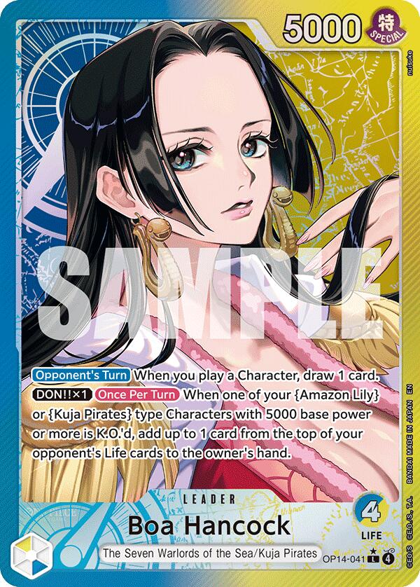 Boa Hancock (OP14-041) (V.2) - The Azure Sea's Seven (Alternate Art) [OP14-041]