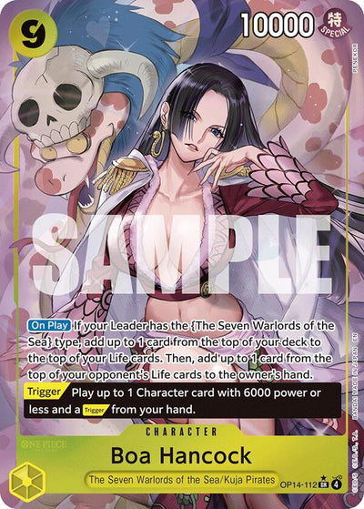 Boa Hancock (OP14-112) (V.2) - The Azure Sea's Seven (Alternate Art) [OP14-112]