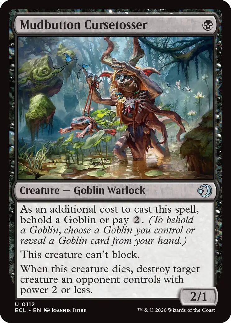 Mudbutton Cursetosser - Lorwyn Eclipsed (Uncommon) [ECL-112]
