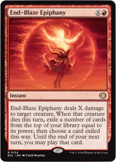 End-Blaze Epiphany - Lorwyn Eclipsed (Rare) [ECL-134]
