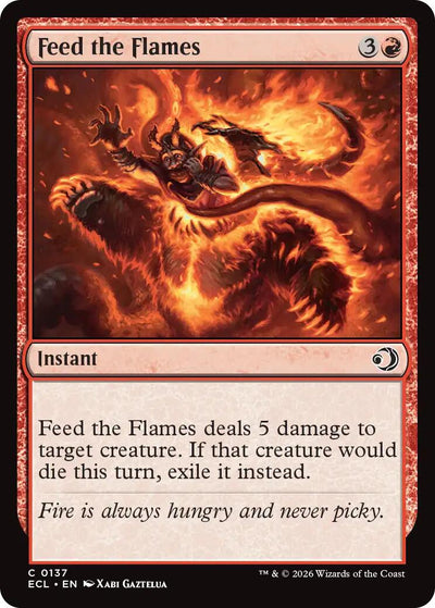 Feed the Flames - Lorwyn Eclipsed (Common) [ECL-137]