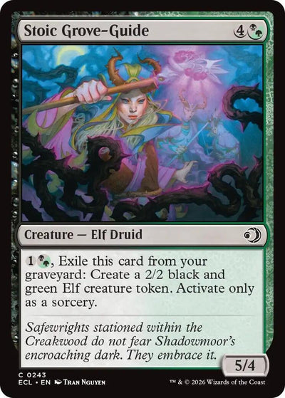 Stoic Grove-Guide - Lorwyn Eclipsed (Common) [ECL-243]