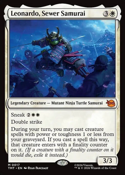 Leonardo, Sewer Samurai - Teenage Mutant Ninja Turtles (Mythic) [TMT-17]
