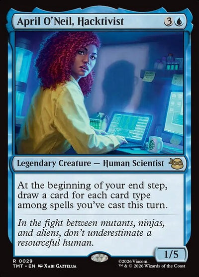 April O'Neil, Hacktivist - Teenage Mutant Ninja Turtles (Rare) [TMT-29]