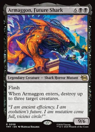 Armaggon, Future Shark - Teenage Mutant Ninja Turtles (Rare) [TMT-58]