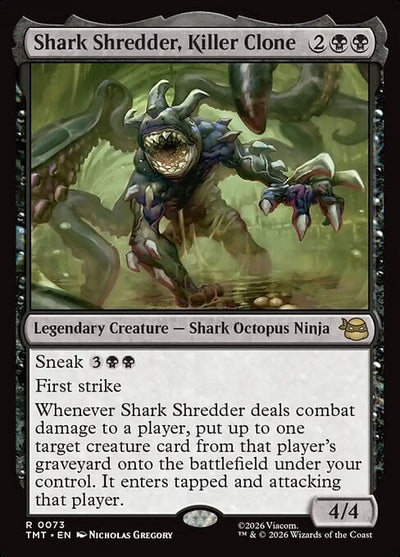 Shark Shredder, Killer Clone - Teenage Mutant Ninja Turtles (Rare) [TMT-73]