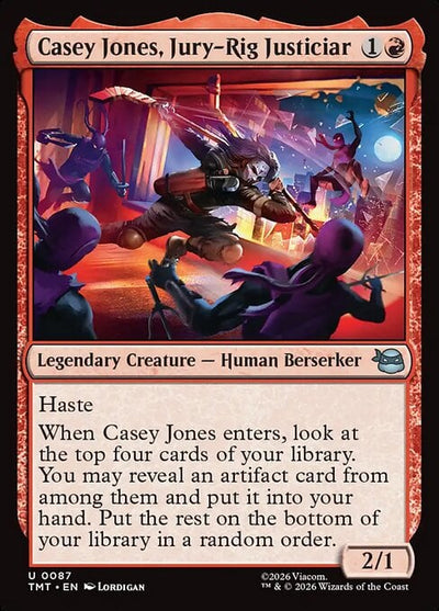 Casey Jones, Jury-Rig Justiciar - Teenage Mutant Ninja Turtles (Uncommon) [TMT-87]