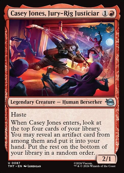 Casey Jones, Jury-Rig Justiciar - Teenage Mutant Ninja Turtles (Uncommon) [TMT-87]