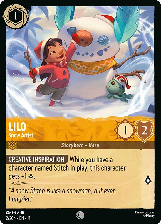 Lilo - Snow Artist - Winterspell (Common) [11WSP-2]