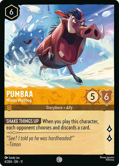 Pumbaa - Winter Warthog - Winterspell (Common) [11WSP-4]