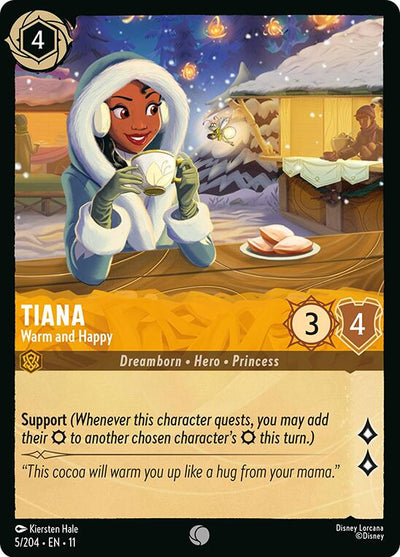 Tiana - Warm and Happy (V.1) - Winterspell (Common) [11WSP-5]