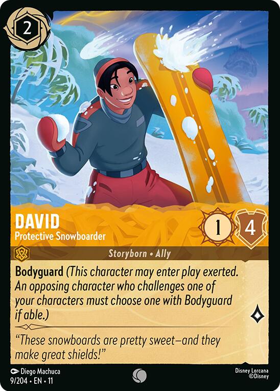 David - Protective Snowboarder - Winterspell (Common) [11WSP-9]