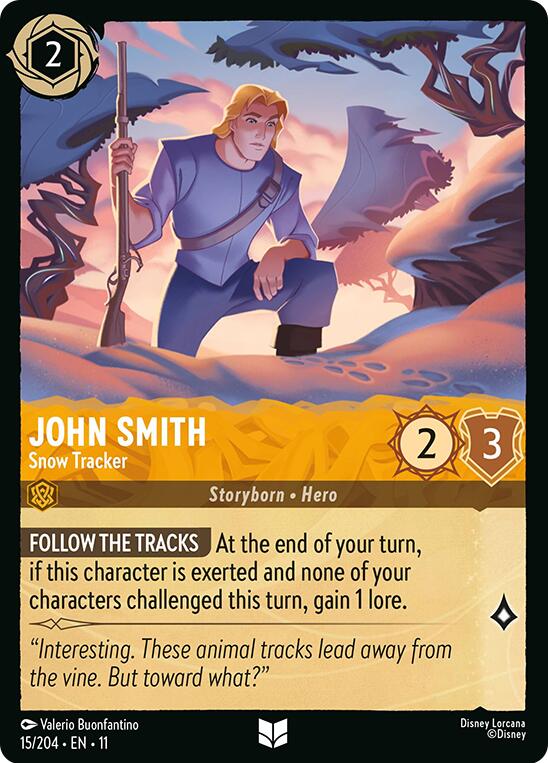 John Smith - Snow Tracker - Winterspell (Uncommon) [11WSP-15]