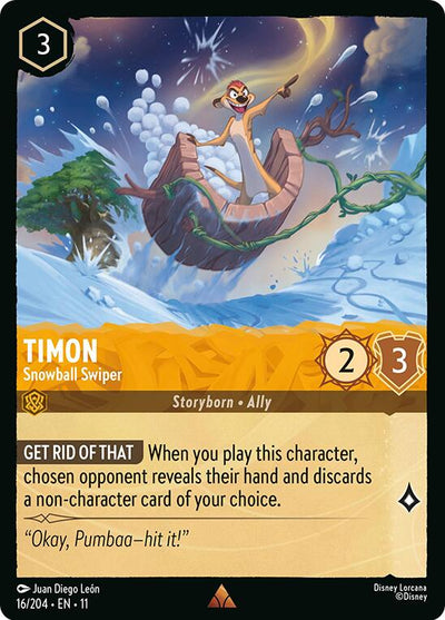 Timon - Snowball Swiper - Winterspell (Rare) [11WSP-16]