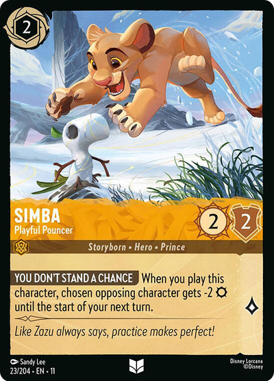 Simba - Playful Pouncer - Winterspell (Uncommon) [11WSP-23]