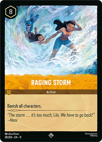 Raging Storm (V.1) - Winterspell (Super Rare) [11WSP-28]