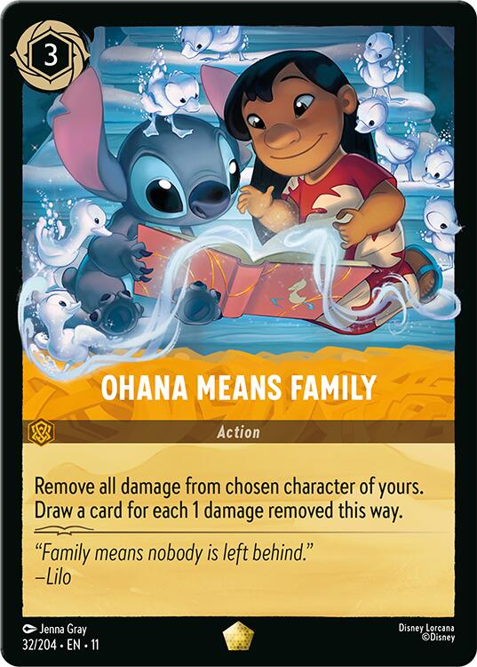 Ohana Means Family (V.1) - Winterspell (Legendary) [11WSP-32]
