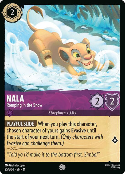 Nala - Romping in the Snow - Winterspell (Common) [11WSP-35]