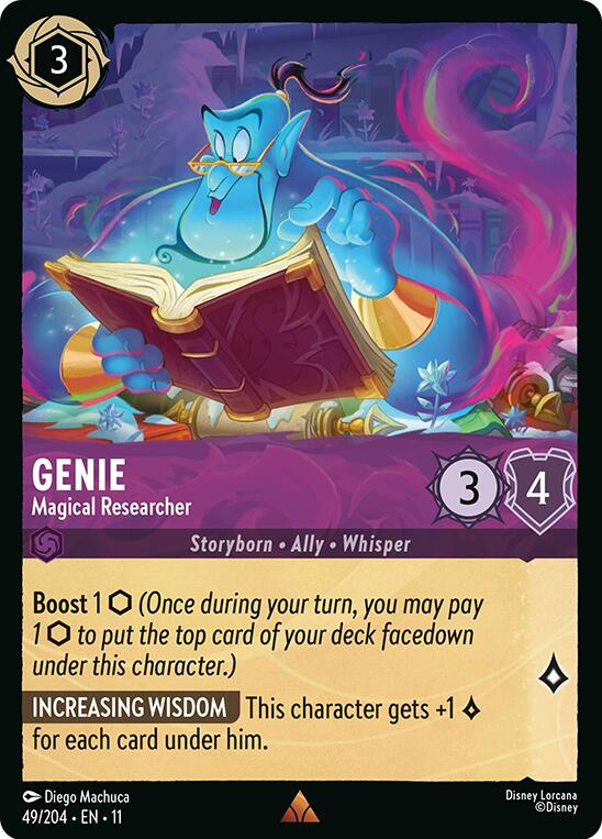 Genie - Magical Researcher (V.1) - Winterspell (Rare) [11WSP-49]