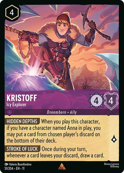 Kristoff - Icy Explorer - Winterspell (Rare) [11WSP-51]