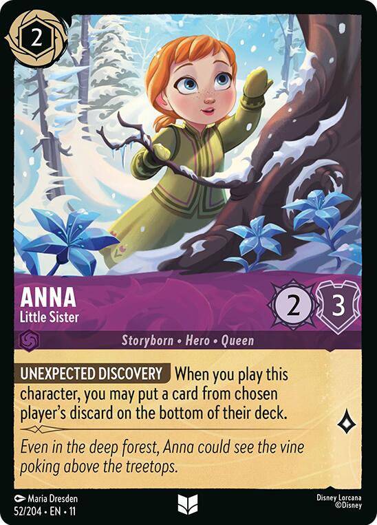 Anna - Little Sister (V.1) - Winterspell (Uncommon) [11WSP-52]