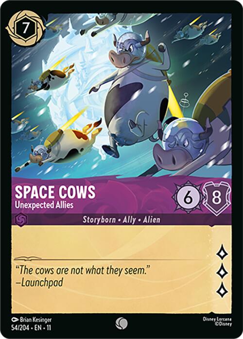 Space Cows - Unexpected Allies - Winterspell (Common) [11WSP-54]