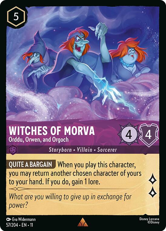 Witches of Morva - Orddu, Orwen, and Orgoch - Winterspell (Rare) [11WSP-57]