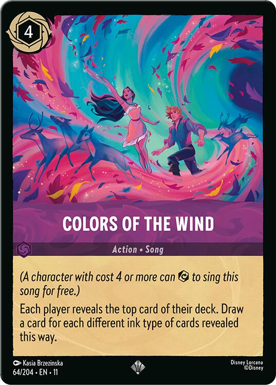 Colors of the Wind (V.1) - Winterspell (Super Rare) [11WSP-64]