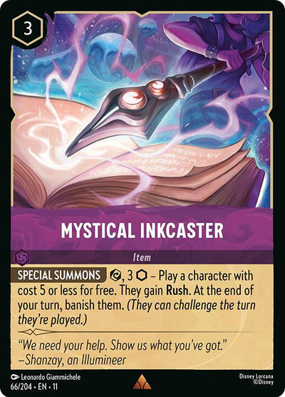 Mystical Inkcaster - Winterspell (Rare) [11WSP-66]