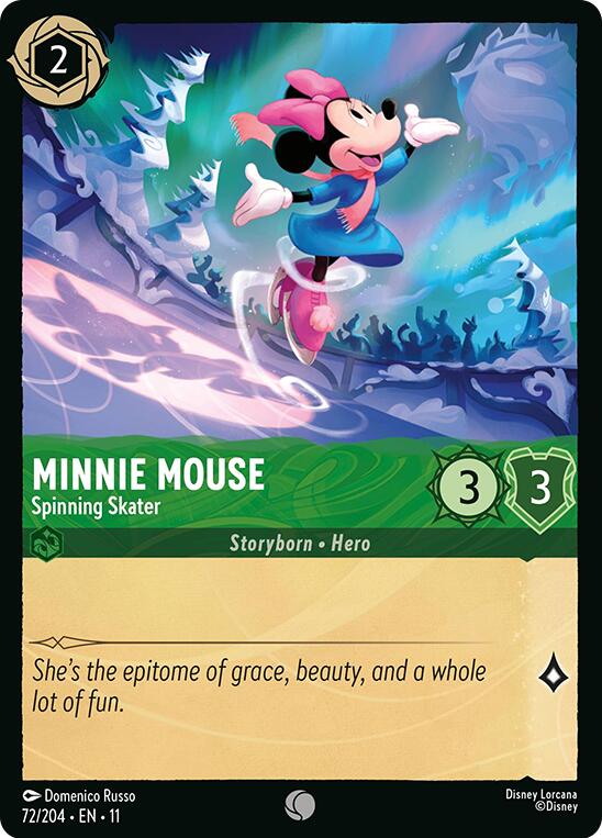 Minnie Mouse - Spinning Skater - Winterspell (Common) [11WSP-72]