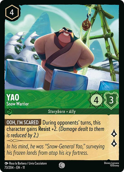 Yao - Snow Warrior - Winterspell (Common) [11WSP-73]