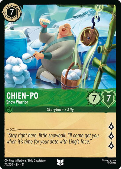 Chien-Po - Snow Warrior - Winterspell (Uncommon) [11WSP-74]