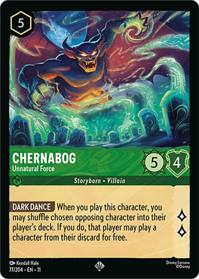 Chernabog - Unnatural Force - Winterspell (Super Rare) [11WSP-77]