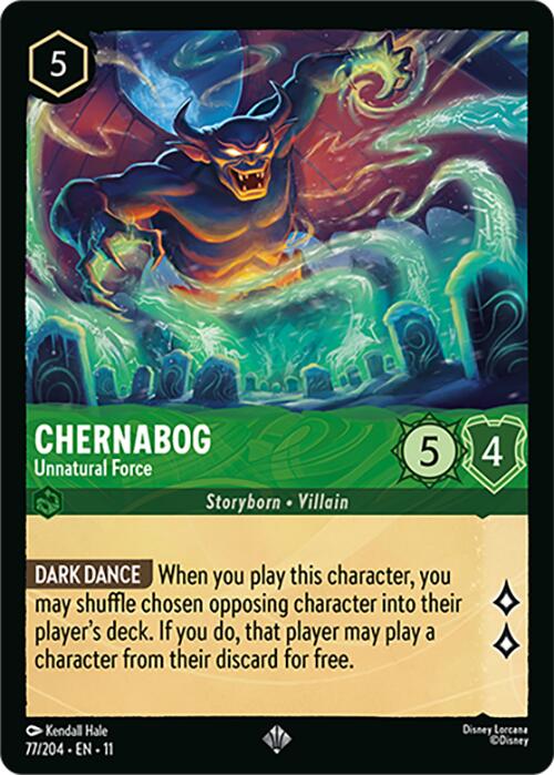 Chernabog - Unnatural Force - Winterspell (Super Rare) [11WSP-77]
