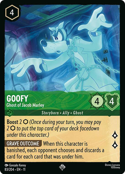 Goofy - Ghost of Jacob Marley - Winterspell (Super Rare) [11WSP-83]