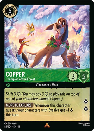 Copper - Champion of the Forest - Winterspell (Rare) [11WSP-84]