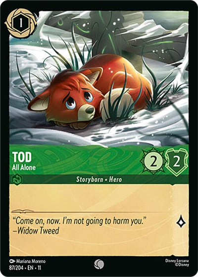 Tod - All Alone - Winterspell (Common) [11WSP-87]