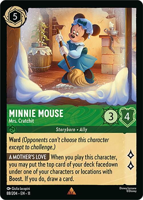 Minnie Mouse - Mrs. Cratchit (V.1) - Winterspell (Rare) [11WSP-88]