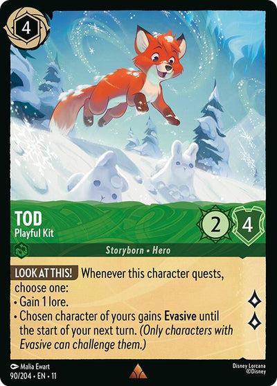 Tod - Playful Kit - Winterspell (Rare) [11WSP-90]