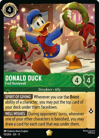 Donald Duck - Fred Honeywell - Winterspell (Legendary) [11WSP-93]