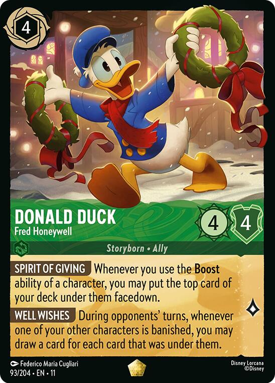Donald Duck - Fred Honeywell - Winterspell (Legendary) [11WSP-93]