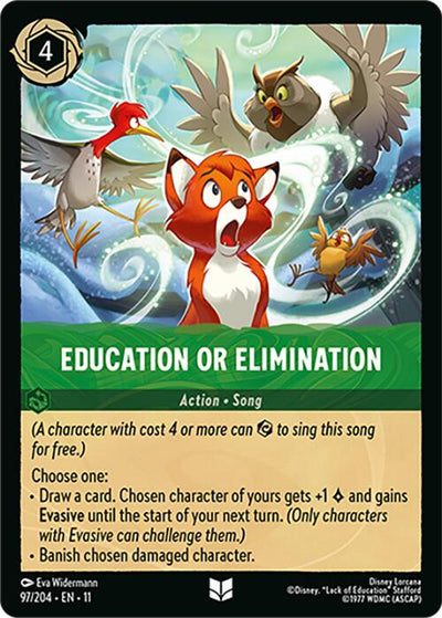 Education or Elimination - Winterspell (Uncommon) [11WSP-97]