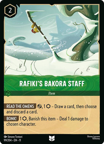 Rafiki's Bakora Staff - Winterspell (Uncommon) [11WSP-99]