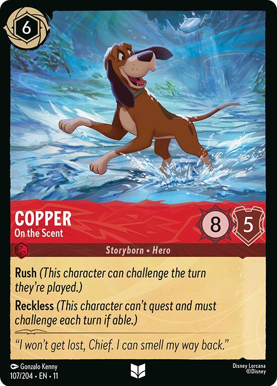 Copper - On the Scent - Winterspell (Uncommon) [11WSP-107]