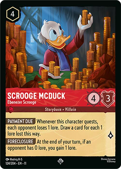 Scrooge McDuck - Ebenezer Scrooge - Winterspell (Super Rare) [11WSP-124]
